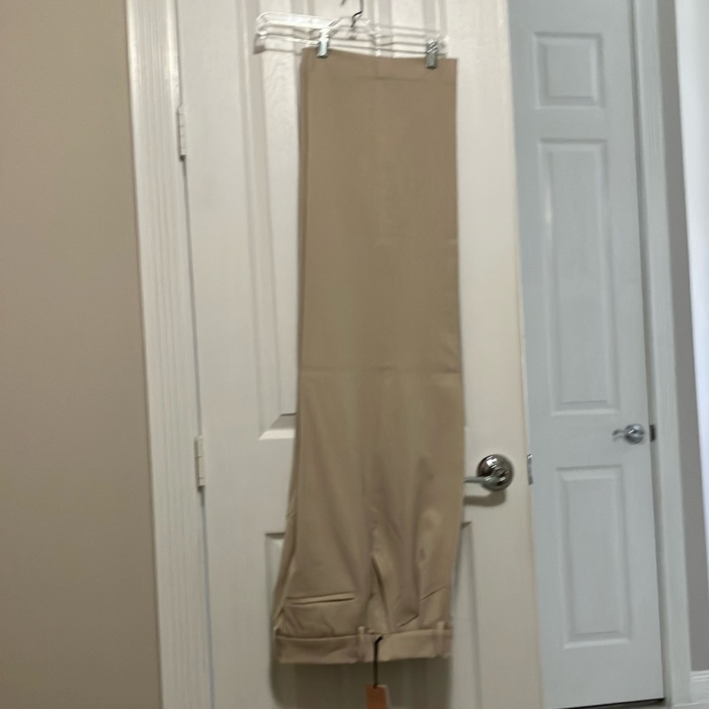 NWT Halogen Tan Dress Pants Classic Style